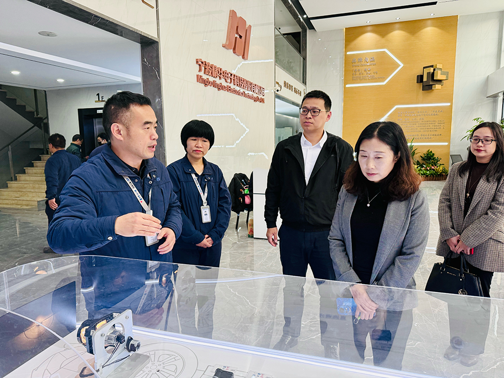 国家统计局宁波调查队莅临我司参观调研(图2)